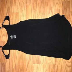 Black tank top